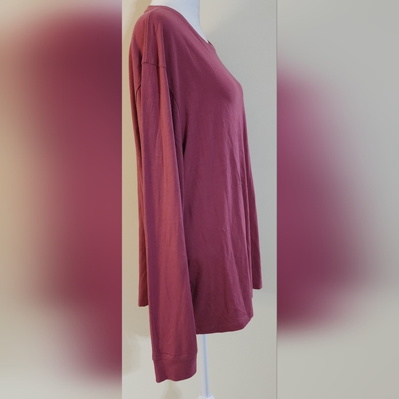 J Crew Light Plum Long Sleeve T-Shirt Size XL - Picture 2 of 6